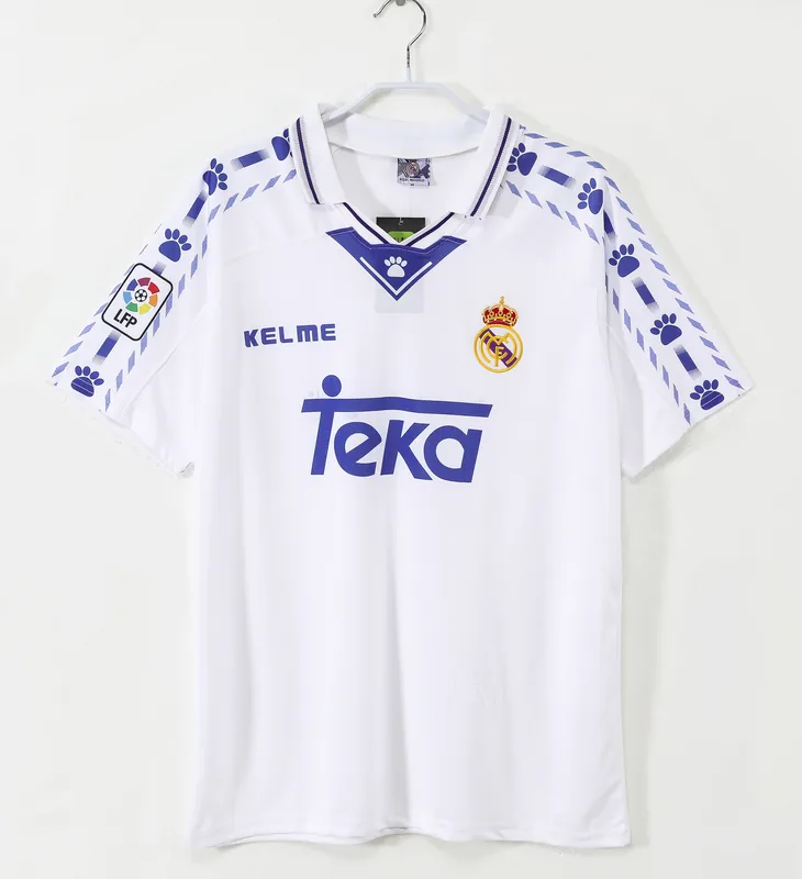 Camiseta Real Madrid 1996/97 LOCAL MANGA CORTA VERSION FAN
